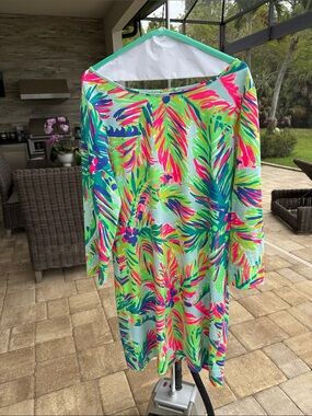Lilly Pulitzer Bright Tropical Print Dress